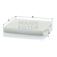 Фильтр салона MANN-FILTER CU 2362